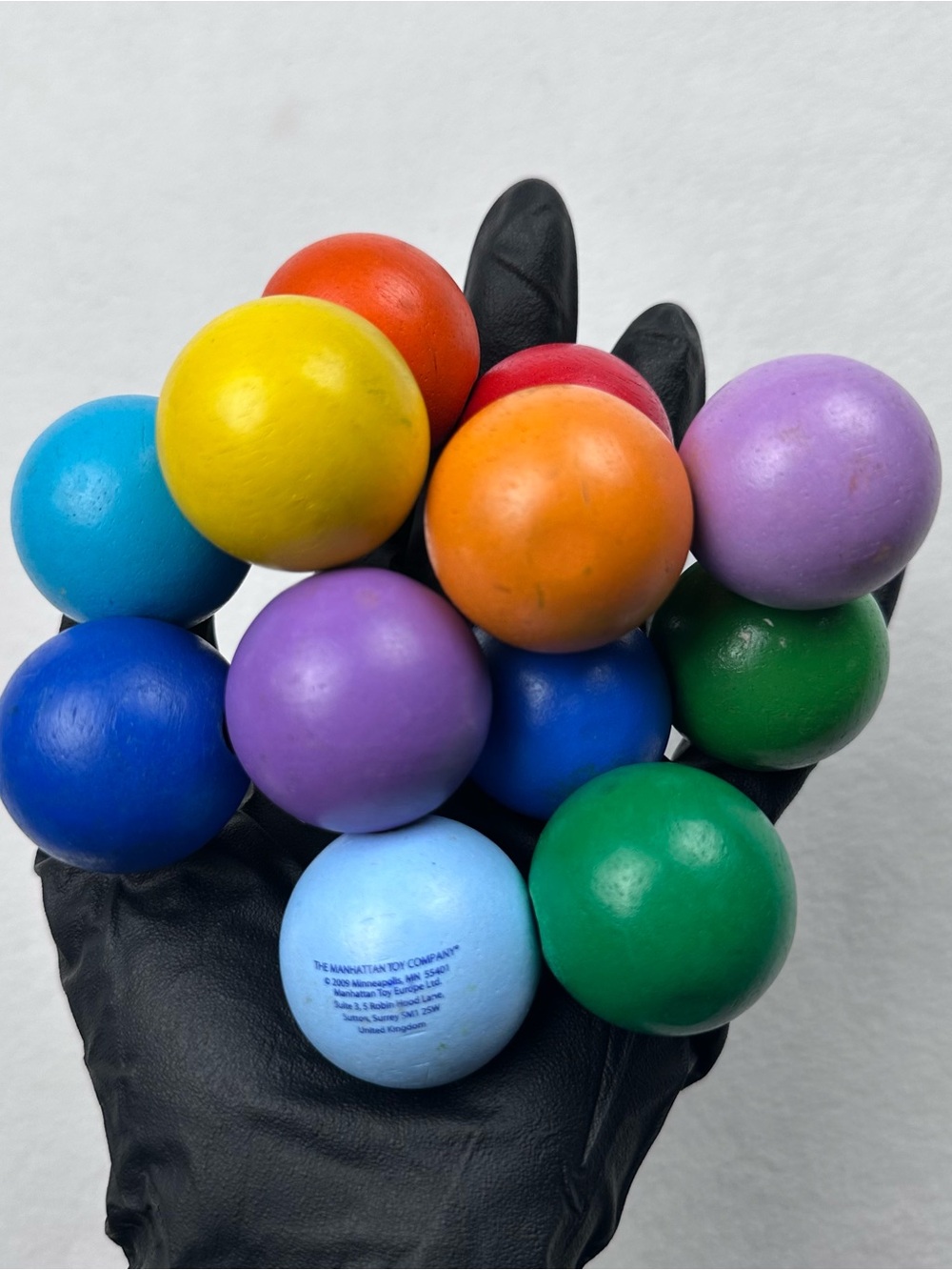 Wooden Color Sorting Balls - Multicolor Learning Set